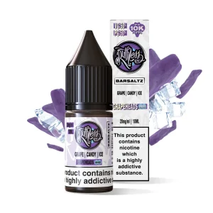 10ml Grape Heads On Ice by Ruthless Bar Saltz
