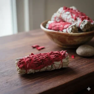 4" White Sage & Dragon's Blood Smudge Stick