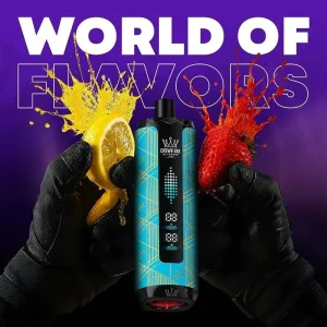 AL FAKHER MEGA MAX 40K 40000 Puff Rechargeable Disposable Vape Kit – 30mL E-Liquid, LED Display, 45 Flavors