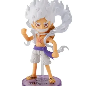 BANDAI One Piece Monkey D. Luffy Gear 5 Action Figure 8cm Display