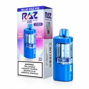 Blue Raz Ice - RAZ Vue 50K Disposable Pod