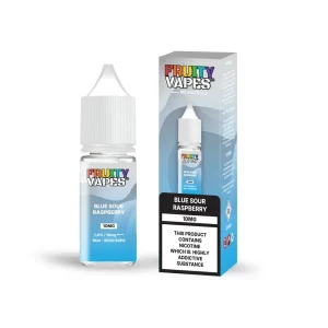 Blue Sour Raspberry Fruity Vapes Nic Salt 10ml Vape Juice