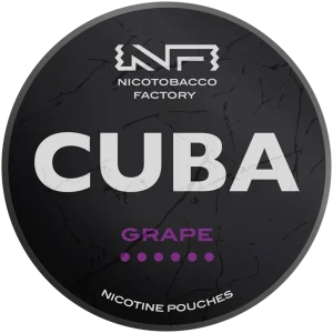 Cuba Black Line Grape Nicotine Pouches 43mg (5 Pack)