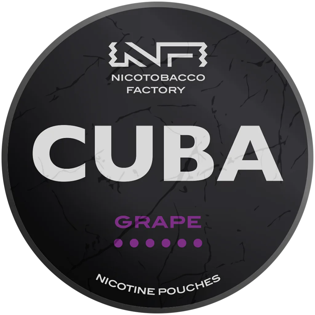 Cuba Black Line Grape Nicotine Pouches 43mg (5 Pack)