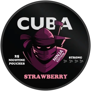 Cuba Ninja Strawberry Nicotine Pouches 16mg (5 Pack)