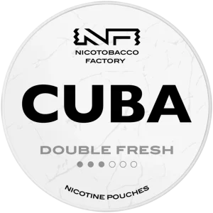 Cuba White Line Double Fresh Nicotine Pouches 10mg (5 Pack)