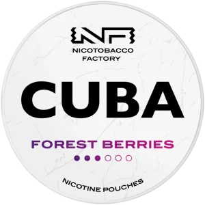 Cuba White Line Forest Berries Nicotine Pouches 10mg (5 Pack)