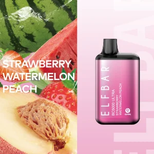 ELF BAR BC5000 ULTRA Disposable Vape 5000 Puffs – Strawberry Watermelon Peach