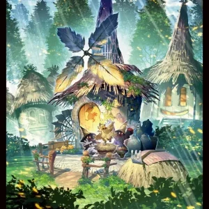 Ensky Magic: The Gathering Chocobo Forest Card Sleeves 80 Pieces