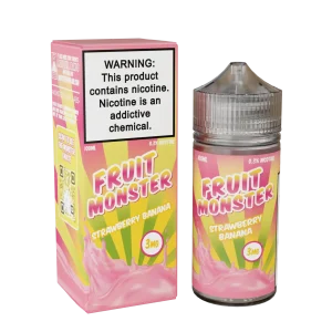 Fruit Monster – Strawberry Banana – 100ML E-Liquid