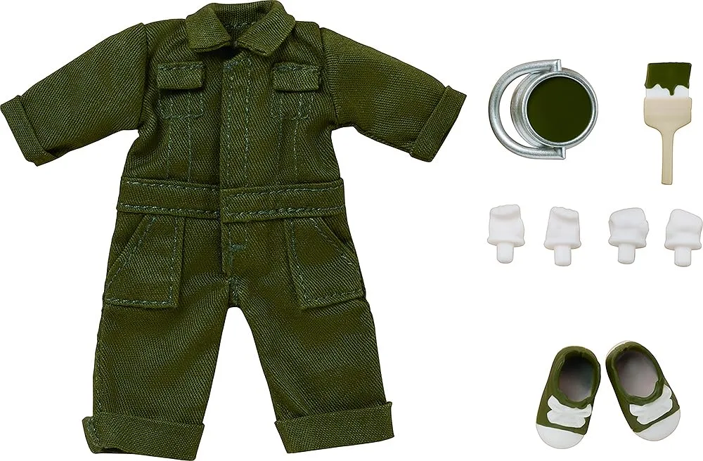 Good Smile Company Nendoroid Doll Khaki Jumpsuit - Colorful and Stylish Outfit