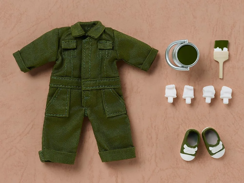 Good Smile Company Nendoroid Doll Khaki Jumpsuit - Colorful and Stylish Outfit - Image 2