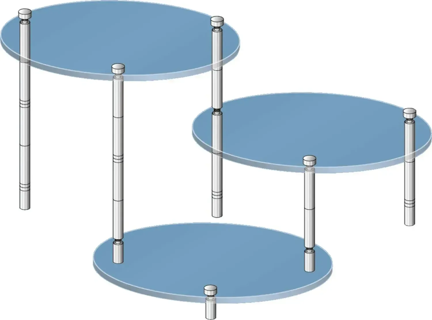 Hobby Base Premium Hobby Model Display Set 3pc – Perfect Shape