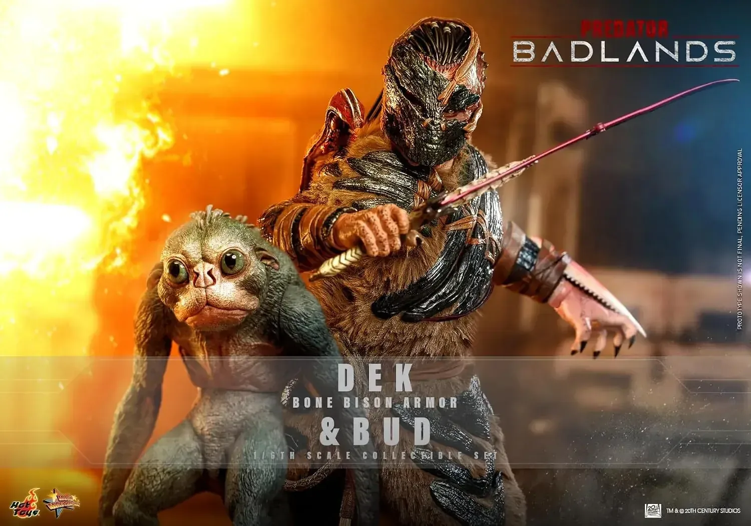 Hot Toys Predator Badlands Deck Born Bison Armor Movie 1:6 Figure - Image 2
