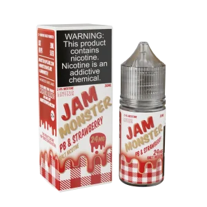 Jam Monster Salt – PB & Strawberry – 30ML E-Liquid (Limited Edition)