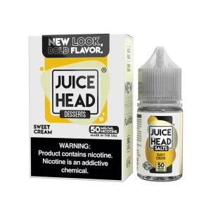 Juice Head Salts – Sweet Cream – 30ML E-Liquid