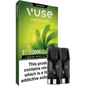 Lemon & lime Vuse pods 2 pack