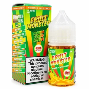 Mango Peach Guava - 48mg - Fruit Monster Salts - 30mL