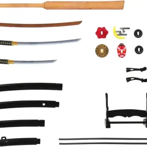 MIC DIG Pripla Samurai Weapons 1:12 Scale Full Color Plastic Kit
