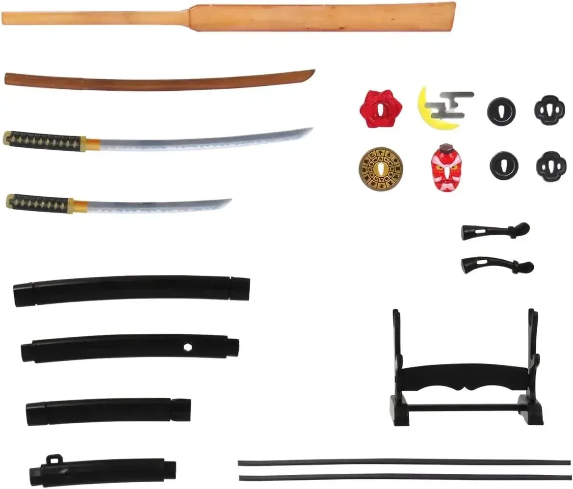MIC DIG Pripla Samurai Weapons 1:12 Scale Full Color Plastic Kit