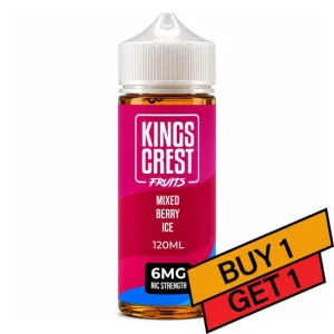 Mixed Berry Ice - 6mg - Kings Crest Fruits - 120mL Buy 1 Get 1