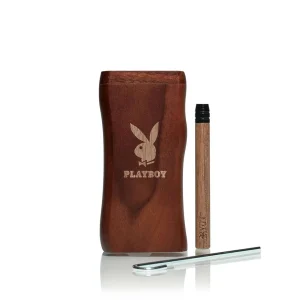 PLAYBOY BY RYOT WOODEN MAGNETIC DUGOUT WITH ONE HITTER
