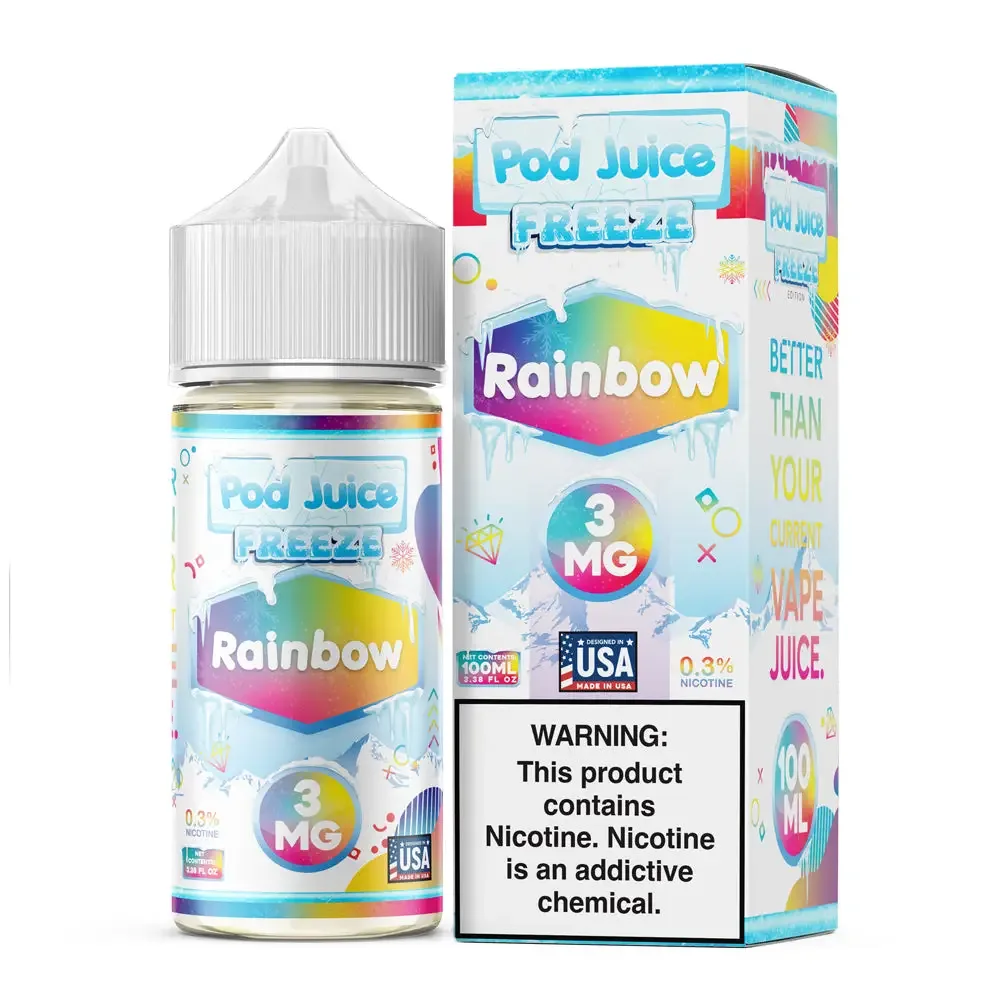 Pod Juice FREEZE – Rainbow – 100ML E-Liquid