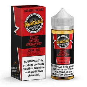 Strawberry Killer Kustard eJuice by Vapetasia E Liquid Vapor