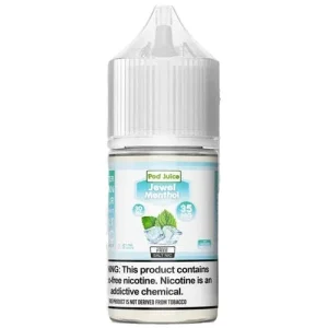 Pod Juice Jewel Menthol TF 30ml Nic Salt Vape Juice - 55mg