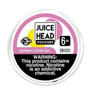 Juice Head Nicotine Pouches - Raspberry Lemonade Mint