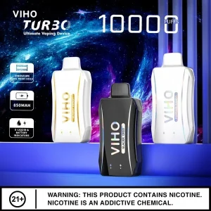 VIHO Turbo 10000 Puff Disposable Vape - 5 Pack
