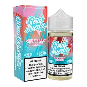 Cloud Nurdz Iced Very Berry Hibiscus TF Vape Juice 100ml - 6mg