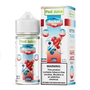 Pod Juice Rocket Pop Synthetic Vape Juice 100ml - 3mg