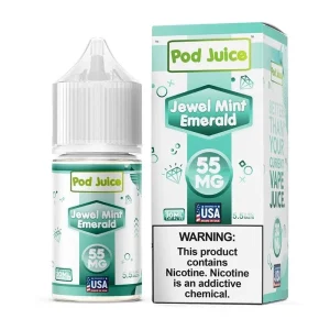 Pod Juice Jewel Mint Emerald TFN Salt Vape Juice 30ml - 55MG