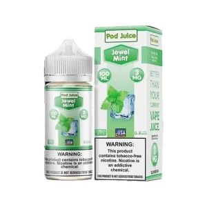 Pod Juice Jewel Mint TF 100ml Vape Juice - 6mg