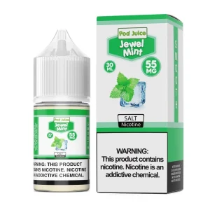Pod Juice Jewel Mint TF 30ml Nic Salt Vape Juice - 35mg