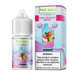 Pod Juice Kiwi Dragon Berry PJ5000 TF 30ml Nic Salt Vape Juice - 35mg (Synthetic Nicotine)