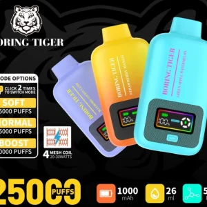 Boring Tiger 25000 Disposable Vape - 5 Pack