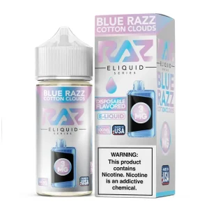RAZ – Blue Razz Cotton Clouds – 100ML E-Liquid