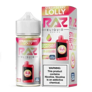 RAZ – Strawberry Lolly – 100ML E-Liquid