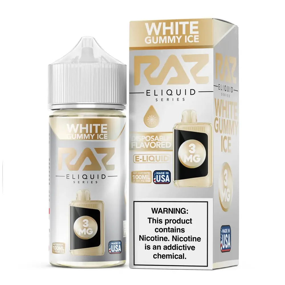 RAZ – White Gummy Ice – 100ML E-Liquid