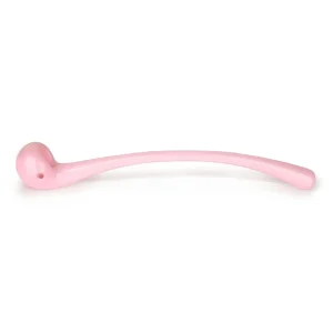 Red Eye Glass Opal Hand Pipe - 9in