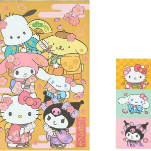 Sanrio Small Gold Bag Featuring Sanrio Characters Stylish and Compact Sanrio