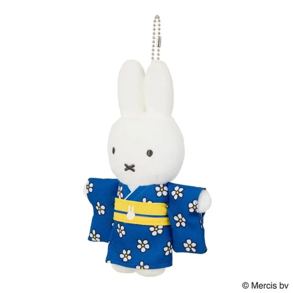 Sekiguchi Japanesque Miffy Kimono Keychain Floral Pattern 608669 - Image 2