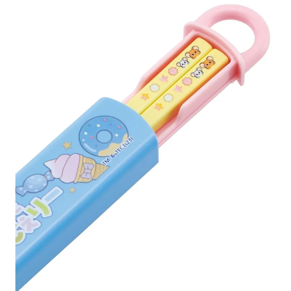 Skater Kids Chopsticks Set with Case 16.5cm Antibacterial Tom and Jerry Theme - Image 2