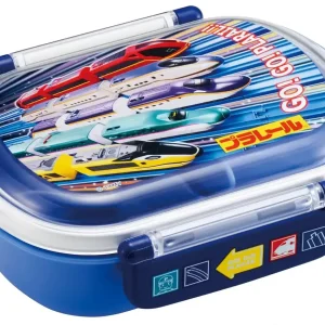 Skater Kids Lunch Box 360ml Dome Shape with Side Dish Container Plarail 25