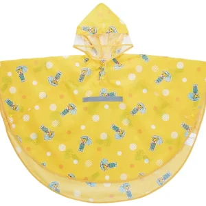Skater Kids Rain Poncho Shimajiro Design for 110-125cm Children Rapo1