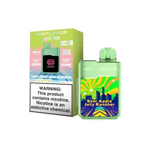 Sour Apple Rancher - Geek Bar Digiflavor Lush 20k Disposable Vape