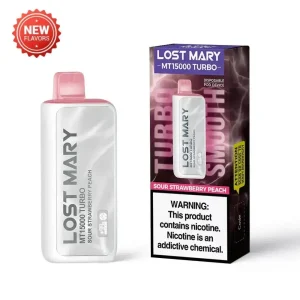 Sour Strawberry Peach - Lost Mary MT15000 Turbo Disposable Vape