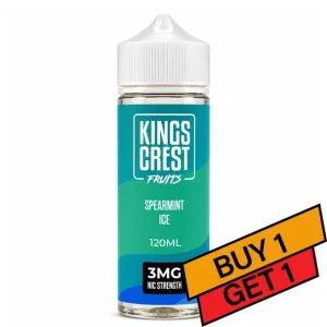 Spearmint Ice - 3mg - Kings Crest Fruits - 120mL Buy 1 Get 1